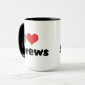I Liebe Heart Shrews Tasse (Vorderseite Links)