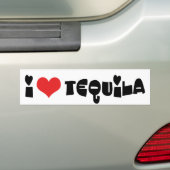 I Liebe Heart Tequila Autoaufkleber (Auf Auto)