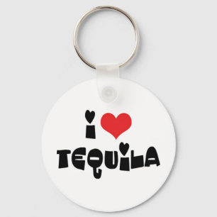 I Liebe Heart Tequila Schlüsselanhänger