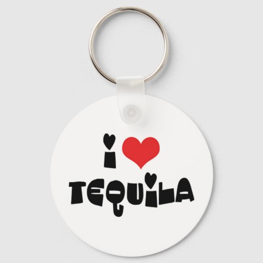 I Liebe Heart Tequila Schlüsselanhänger (Vorderseite)