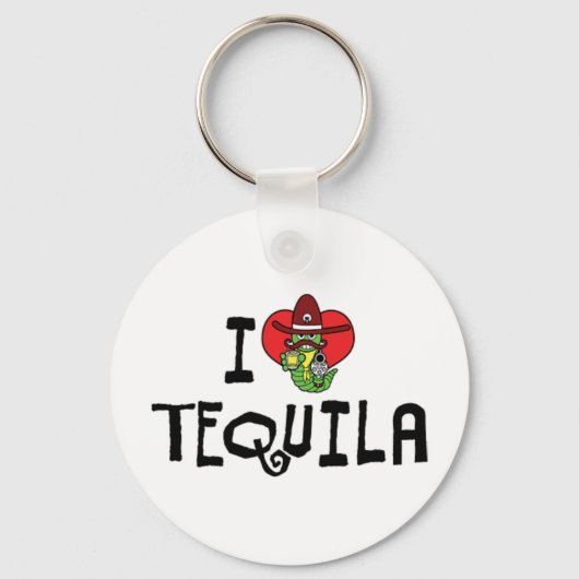 I Liebe Heart Tequila Schlüsselanhänger (Vorderseite)