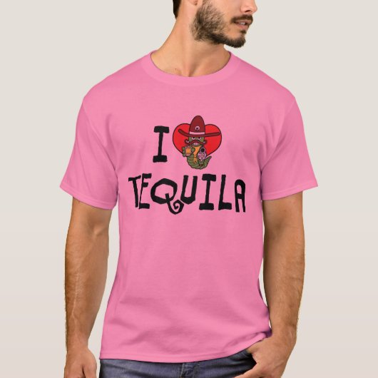 I Liebe Heart Tequila T-Shirt (Vorderseite)