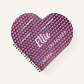 I Liebe Hearts Notizblock (Vorderseite)