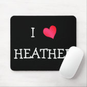 I Liebe Heather Mousepad (Mit Mouse)
