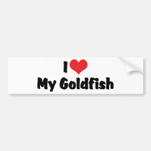 I Liebe Hebe My Goldfish - Aquarium Fish Lover Autoaufkleber