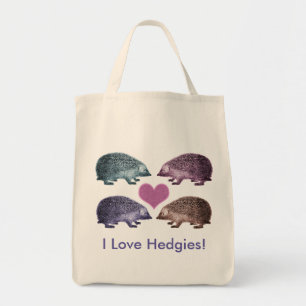 I Liebe Hedgies! - Vier entzückende Igel Tragetasche