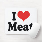 I Liebe Hefefleisch - Beef Steak GRILLEN Lover Mousepad (Mit Mouse)