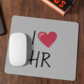 I Liebe Heft Personalwesen Bürogeschenk Mousepad