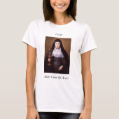 I Liebe Heiliger Assisi T-Shirt (Vorderseite)