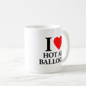 I Liebe Heißluftballons Kaffeetasse (VorderseiteRechts)