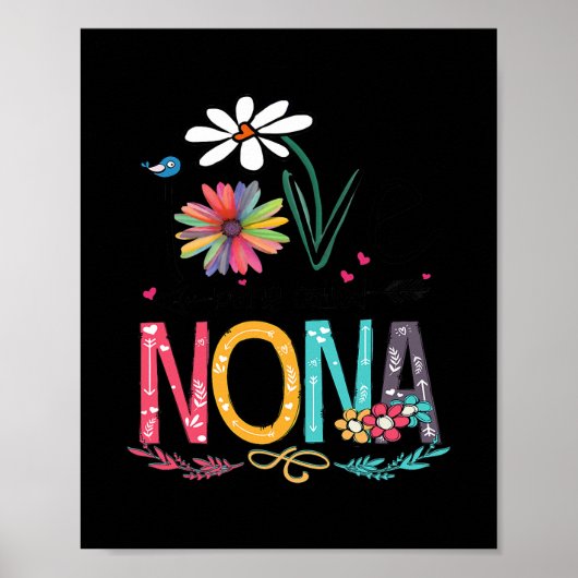 I Liebe heißt Nonna Sunflower Shirt Poster (Vorne)