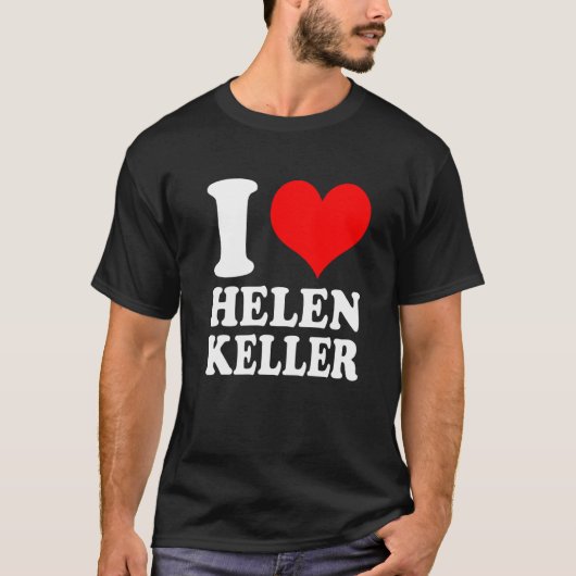 I Liebe Helen Keller Premium T-Shirt (Vorderseite)