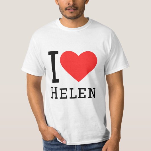 I Liebe Helfer T-Shirt (Vorderseite)