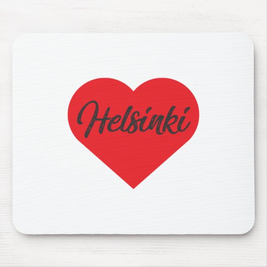 I Liebe Helsinki - Finnland Mousepad (Vorne)