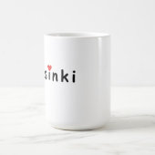 I Liebe Helsinki Kaffeetasse (Mittel)