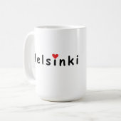 I Liebe Helsinki Kaffeetasse (Vorderseite Links)