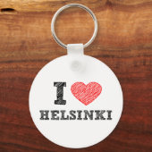 I Liebe Helsinki Schlüsselanhänger (Vorderseite)