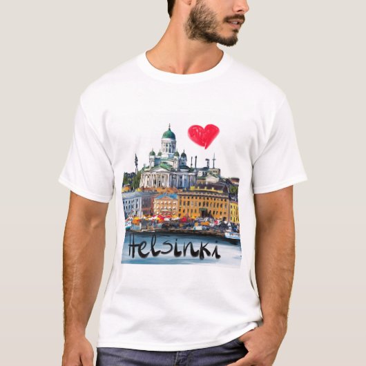 i Liebe Helsinki T-Shirt (Vorderseite)