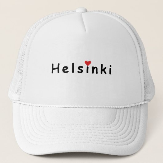 I Liebe Helsinki Truckerkappe (Vorderseite)