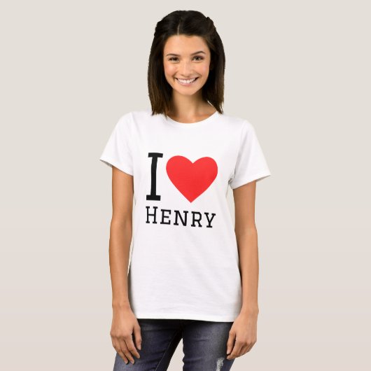 I Liebe henry T-Shirt (Vorne ganz)