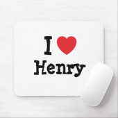 I Liebe Henry T - Shirt Mousepad (Mit Mouse)