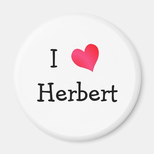 I Liebe Herbert Magnet (Vorne)