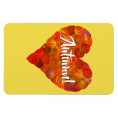 I Liebe Herbst, Bold - Red Aspen Leaf Herz 1 Magnet (Horizontal)