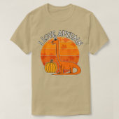 I Liebe Herbst Dinosaurier, Fall Diplodocus, Herbs T-Shirt (Design vorne)