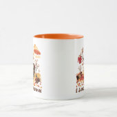 I Liebe-Herbst - Fall-Landschaft Tasse (Zentrum)