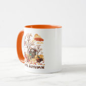 I Liebe-Herbst - Fall-Landschaft Tasse (Vorderseite Links)