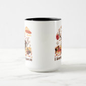 I Liebe-Herbst - Fall-Landschaft Tasse (Zentrum)