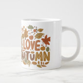 I Liebe Herbst Jumbo-Tasse (Rechts)