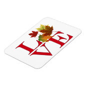 I Liebe Herbst Magnet (Linke Seite)
