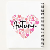 I Liebe Herbst Notizblock (Rückseite)