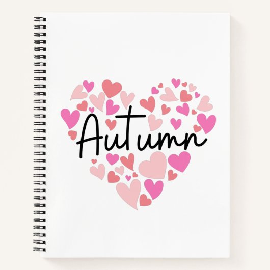 I Liebe Herbst Notizblock (Vorderseite)