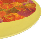 I Liebe Herbst, subtil - Roter Aspen Leaf Herz 1 Schneidebrett (Ecke)