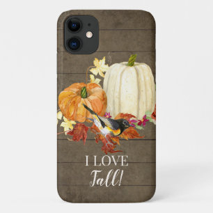 I Liebe Herbstlaub Bird Pumpkins Rustikales Barnho Case-Mate iPhone Hülle