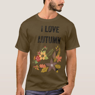 I Liebe Herbstsaison T-Shirt