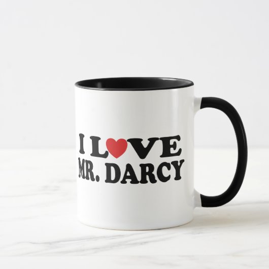I Liebe-Herr Darcy Tasse (Rechts)