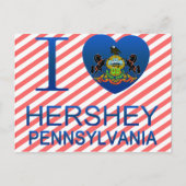 I Liebe Hershey, PA Postkarte (Vorderseite)