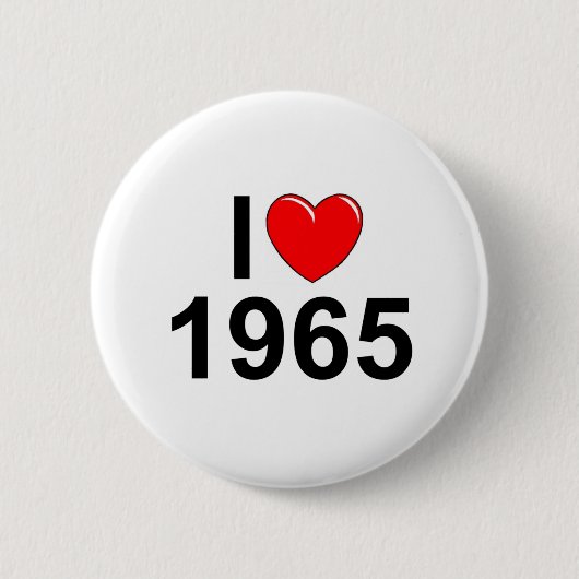 I Liebe (Herz) 1965 Button (Vorderseite)