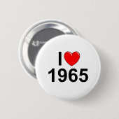 I Liebe (Herz) 1965 Button (Vorne & Hinten)