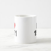 I Liebe (Herz) 1971 Kaffeetasse (Mittel)