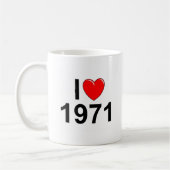 I Liebe (Herz) 1971 Kaffeetasse (Links)