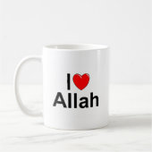 I Liebe (Herz) Allah Kaffeetasse (Links)