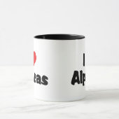 I Liebe Herz Alpacas Tasse (Zentrum)
