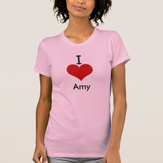 I Liebe(Herz) Amy T-Shirt (Vorderseite)
