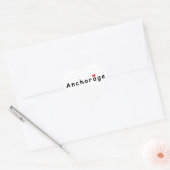 I LIEBE Herz-Aufkleber (Umschlag)