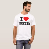 I Liebe-Herz Austin Texas T-Shirt (Vorne ganz)