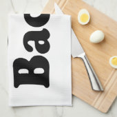 I Liebe Herz Bacon - Bacon Lover Geschirrtuch (Viertel Falte)